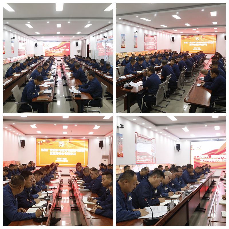 7月6日，煉鐵廠黨委利用視頻會形式組織黨委及各支部召開黨史學習教育專題讀書班